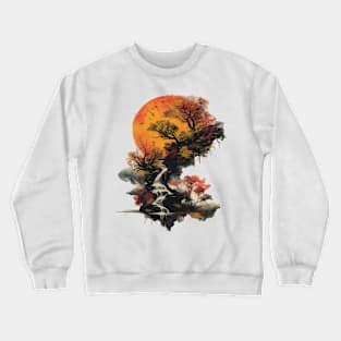 Tranquil Beauty of An Autumnal Scene Crewneck Sweatshirt